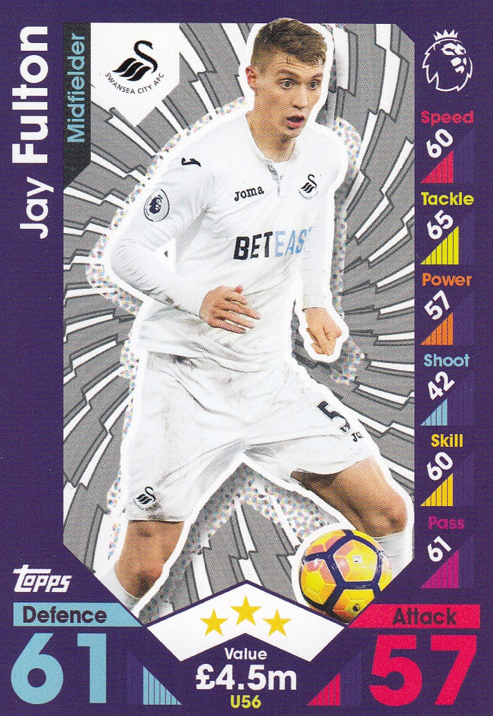 U056. JAY FULTON - SWANSEA CITY