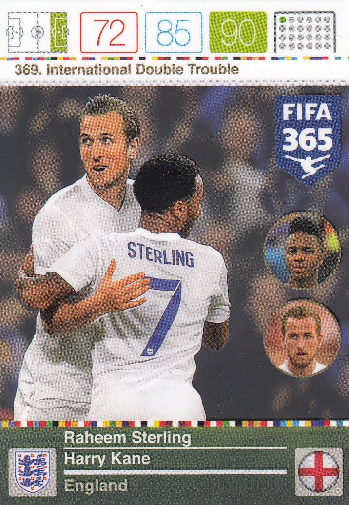 369. RAHEEM STERLING - HARRY KANE - ENGLAND - INTERNATIONAL DOUBLE TROUBLE