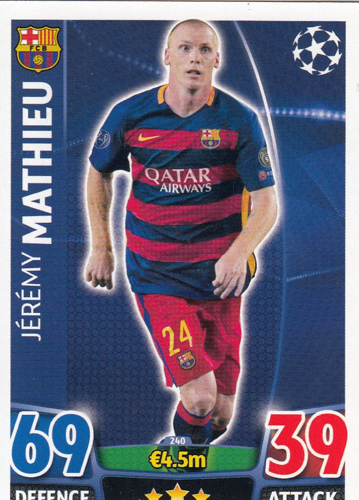 240. JEREMY MATHIEU - FC BARCELONA