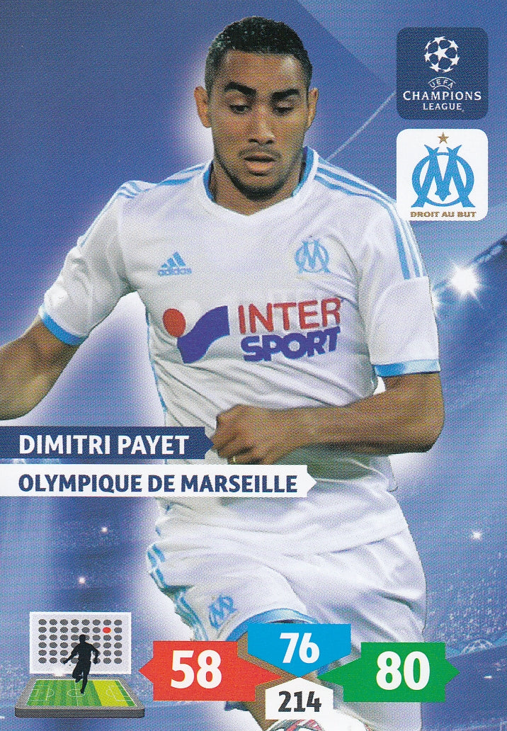 213. DIMITRI PAYET - OLYMPIQUE DE MARSEILLE