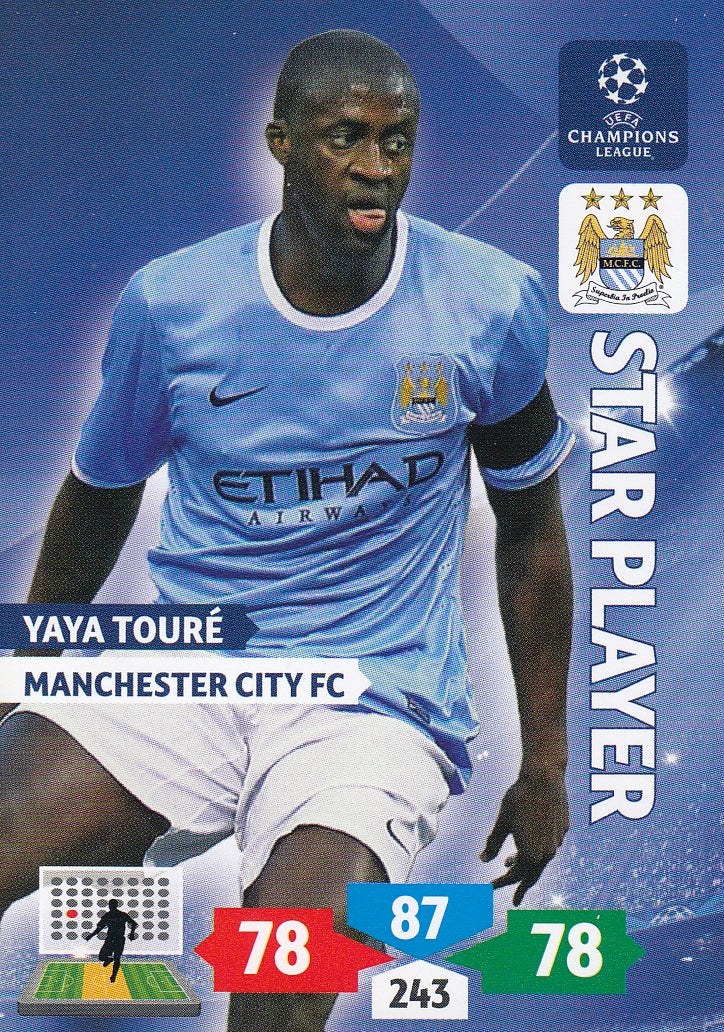 168. YAYA TOURE - MANCHESTER CITY - STAR PLAYER