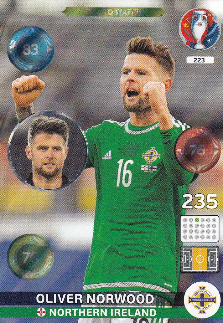 223. OLIVER NORWOOD - NORTHERN IRELAND - ONE TO WATCH