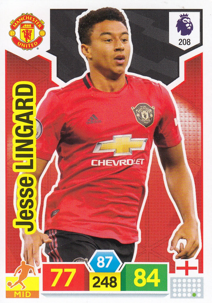 208. JESSE LINGARD - MANCHESTER UNITED