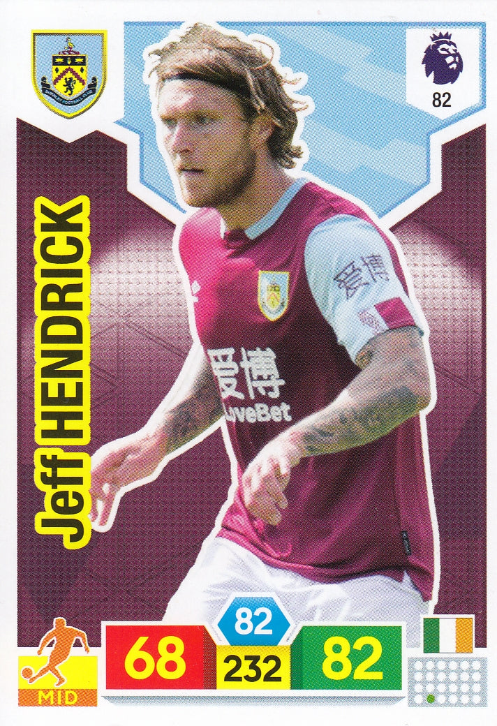 082. JEFF HENDRICK - BURNLEY