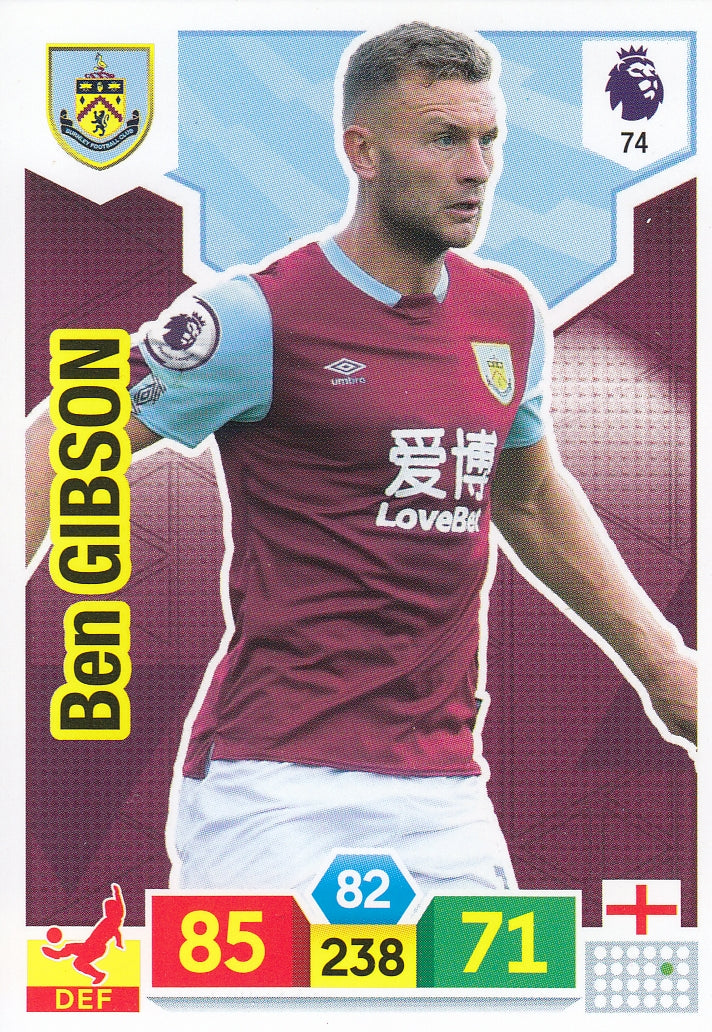 074. BEN GIBSON - BURNLEY