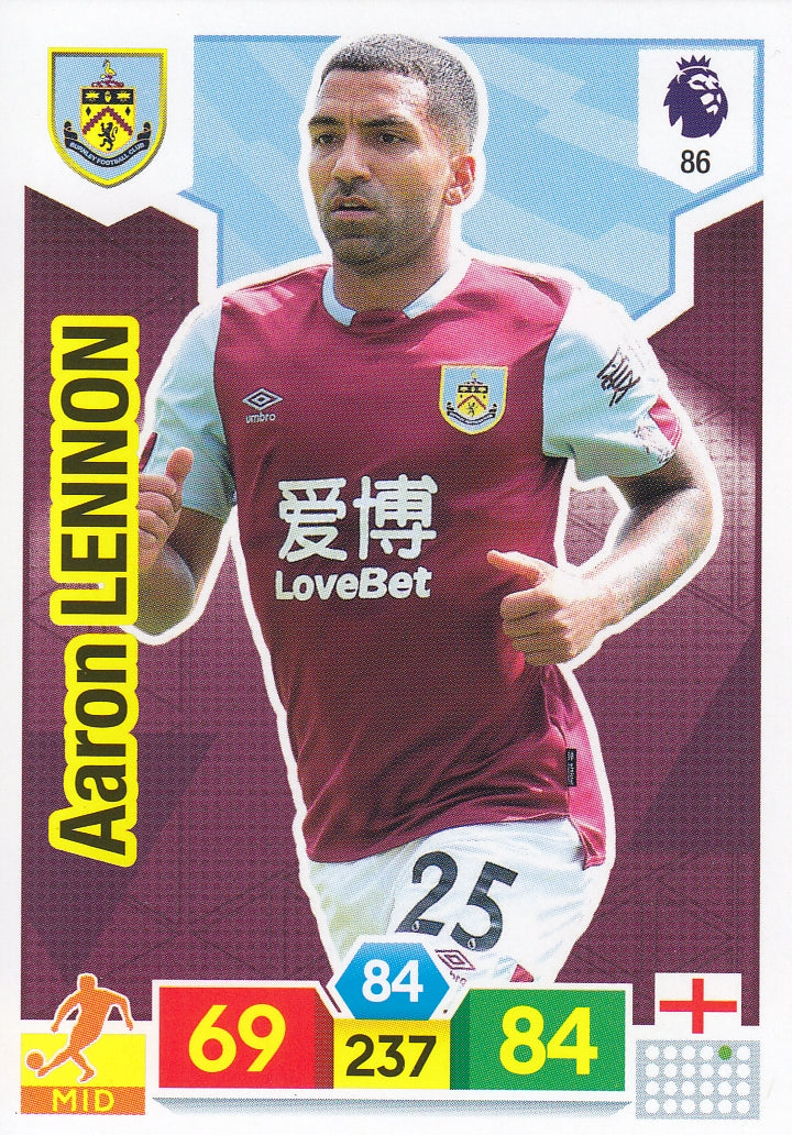 086. AARON LENNON - BURNLEY