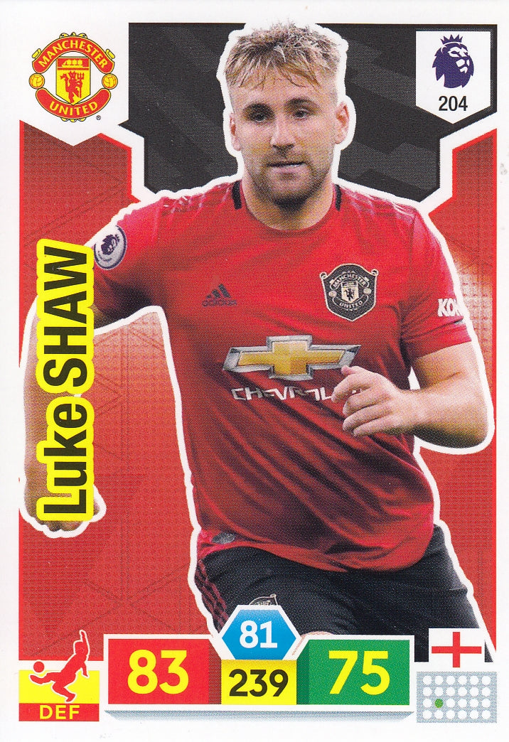 204. LUKE SHAW - MANCHESTER UNITED