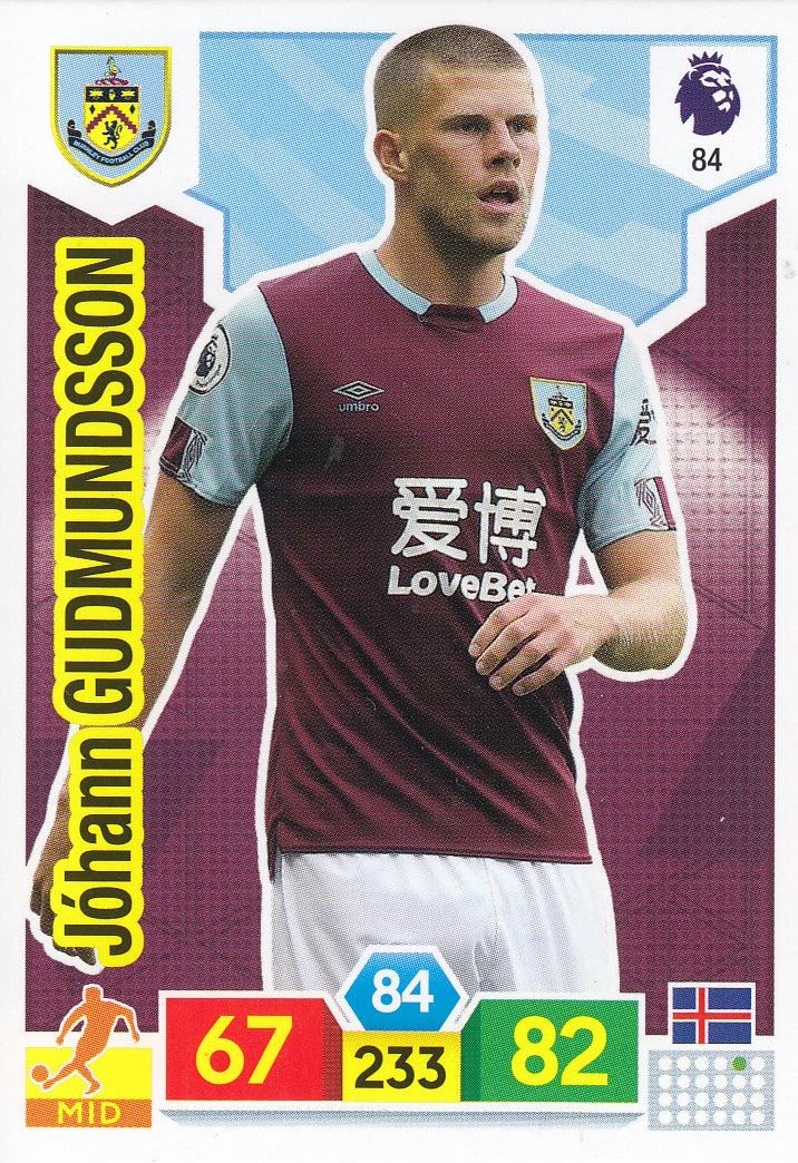 084. JÓHANN GUDMUNDSSON - BURNLEY