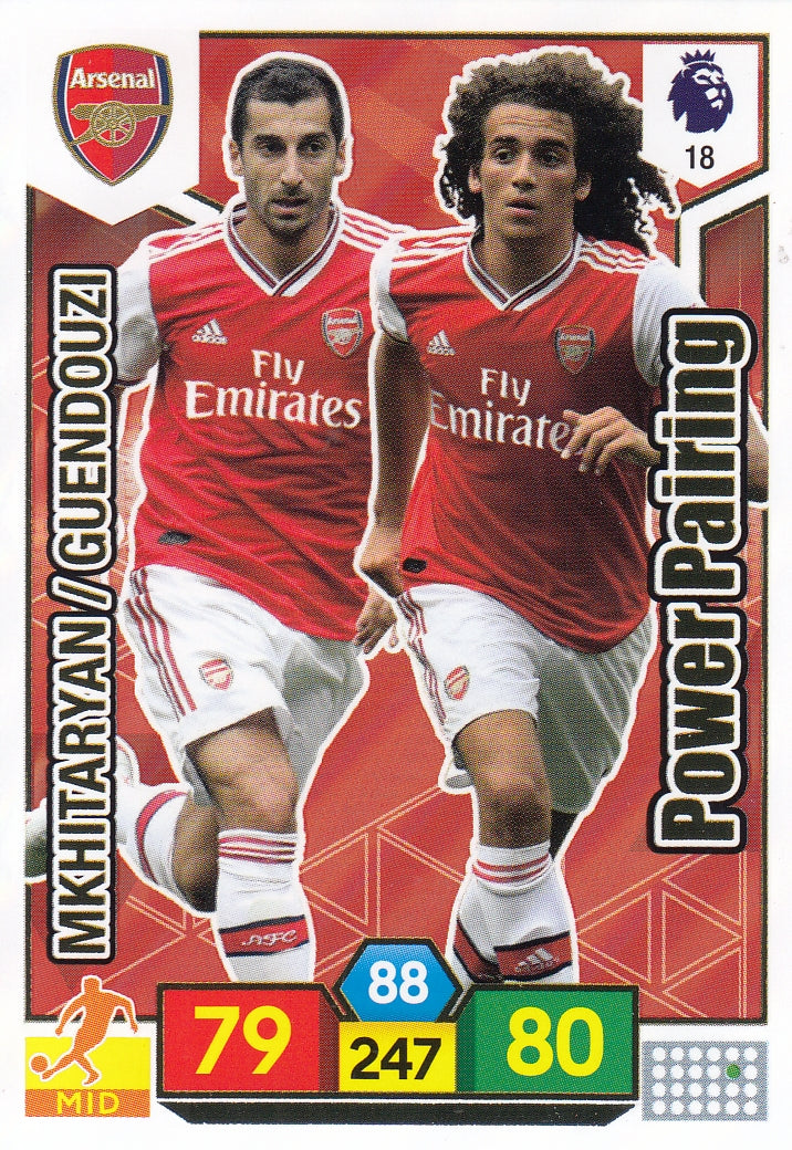 018. MKHITARYAN / GUENDOUZI - ARSENAL - POWERPAIRING