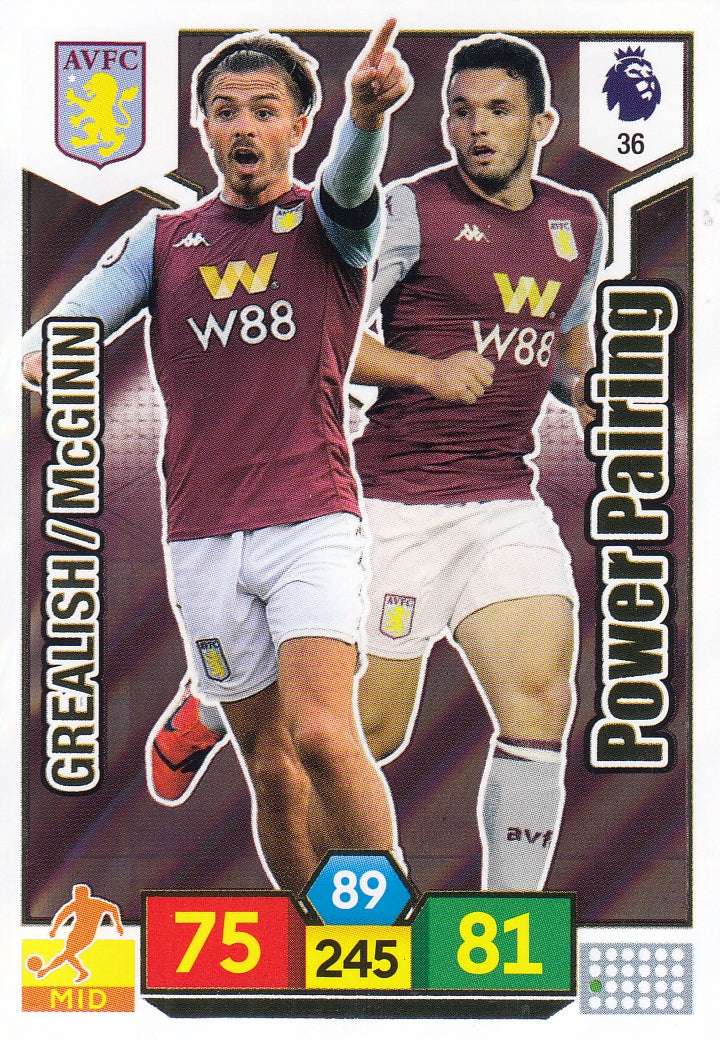 036. GREALISH / MCGINN - ASTON VILLA - POWER PAIRING