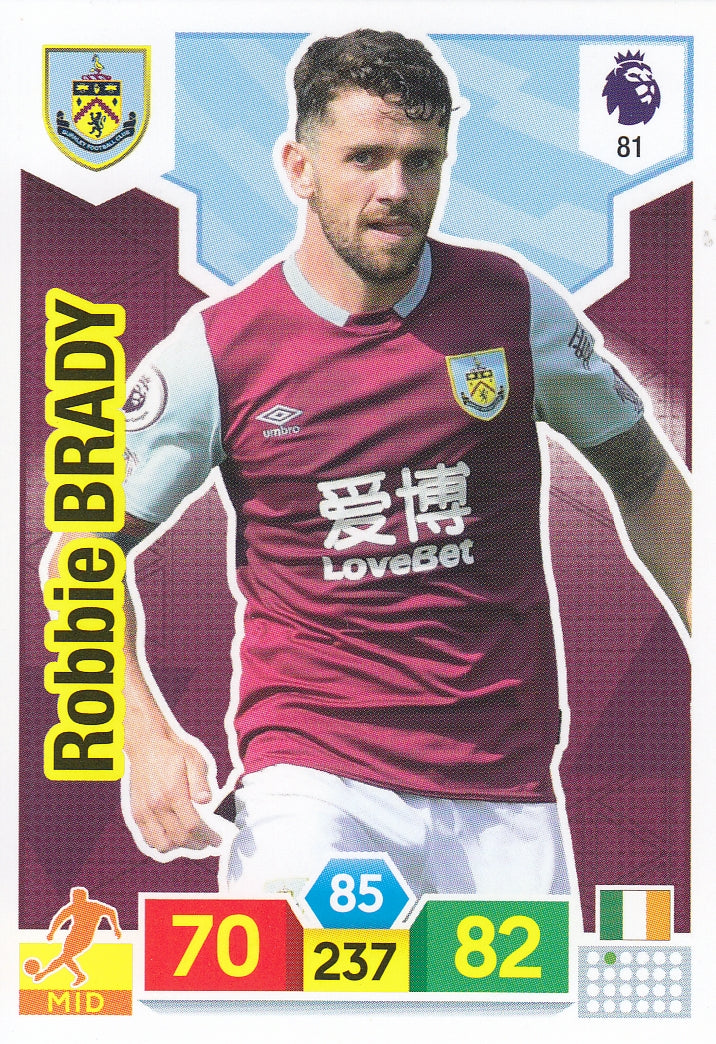 081. ROBBIE BRADY - BURNLEY