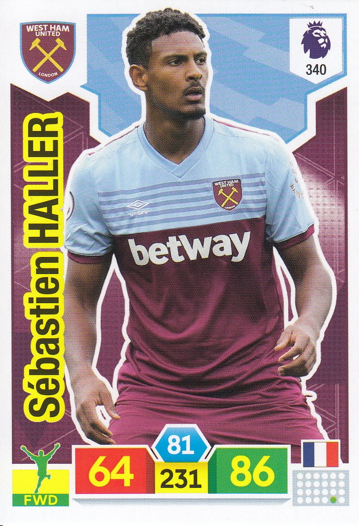 340. SÉBASTIEN HALLER - WEST HAM