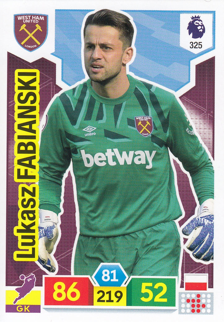 325. LUKASZ FABIANSKI - WEST HAM