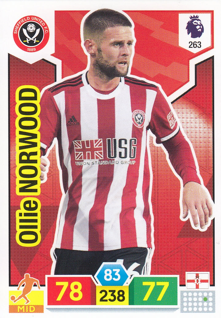 263. OLLIE NORWOOD - SHEFFIELD UNITED