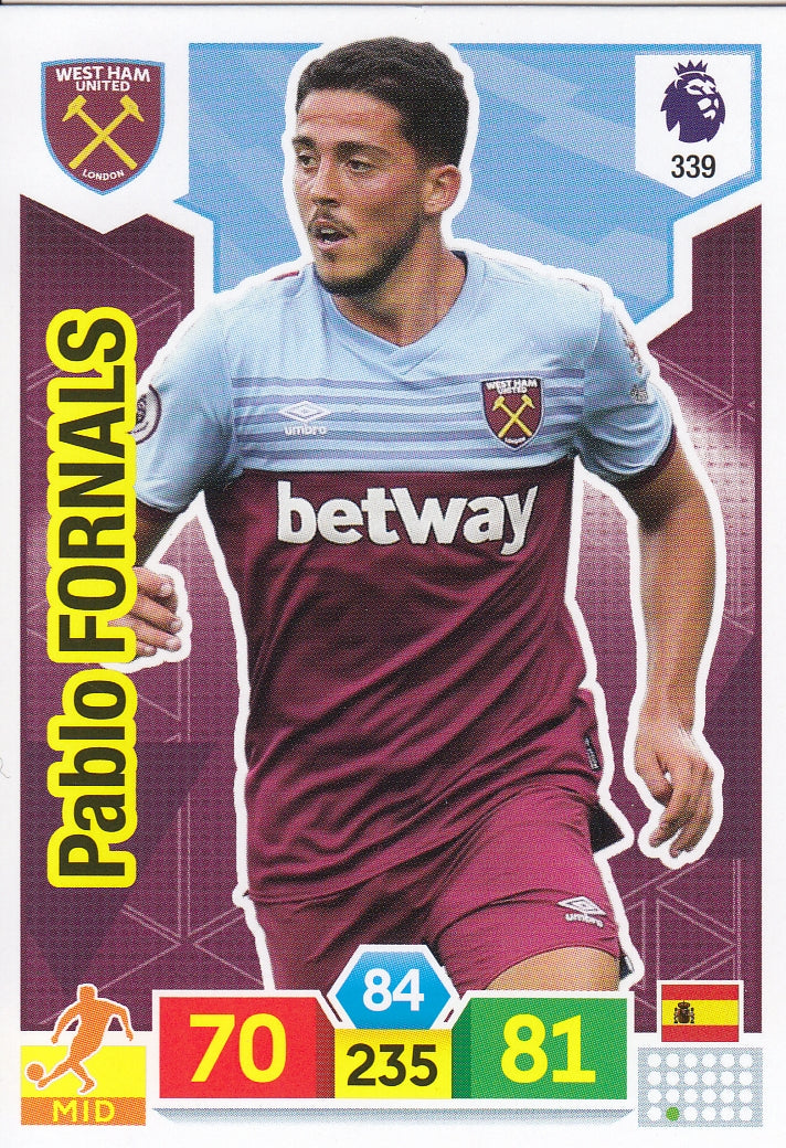 339. PABLO FORNALS - WEST HAM