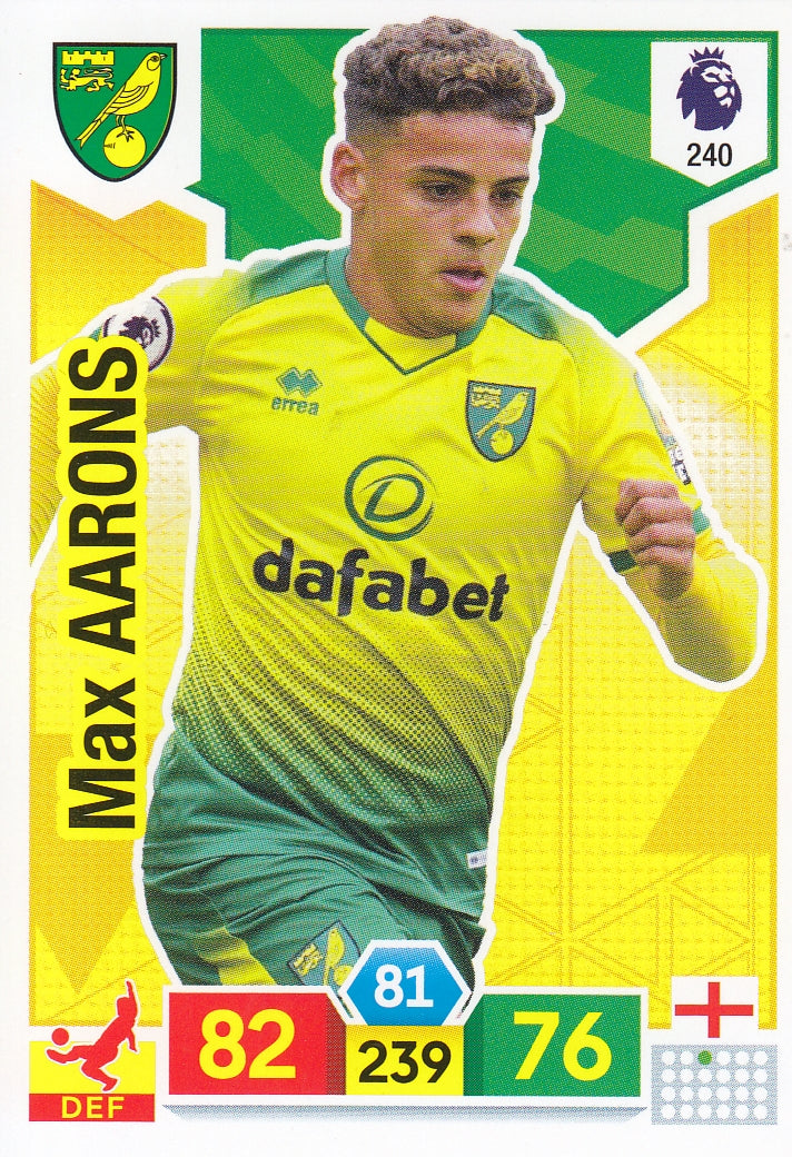 240. MAX AARONS - NORWICH CITY