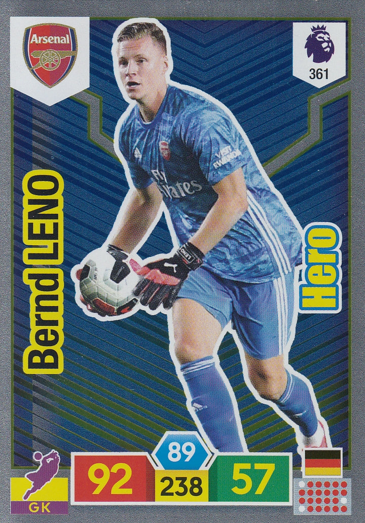 361. BERND LENO - ARSENAL - HERO