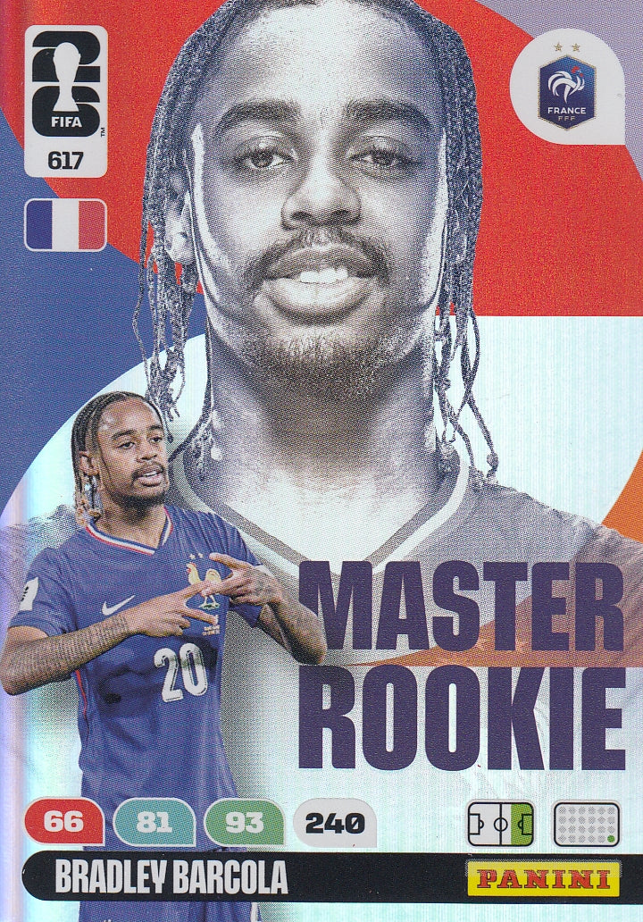 617. BRADLEY BARCOLA - FRANCE - MASTER ROOKIE