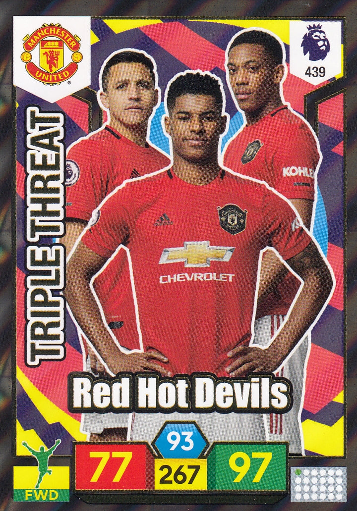 439. TRIPLE THREAT - MANCHESTER UNITED - RED HOT DEVILS