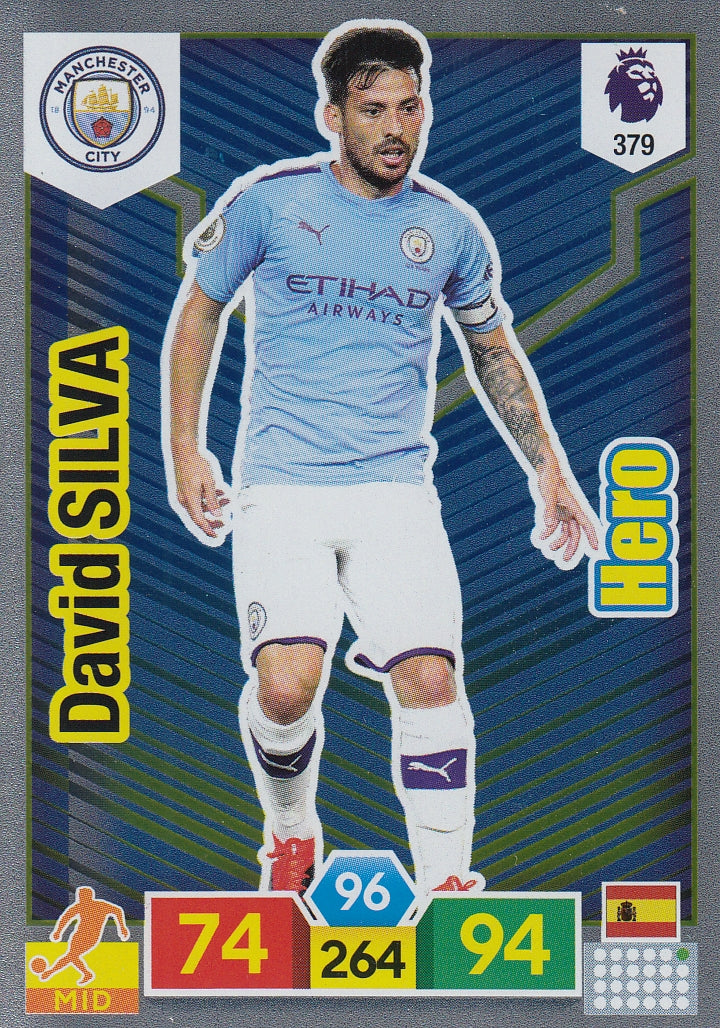 379. DAVID SILVA - MANCHESTER CITY - HERO