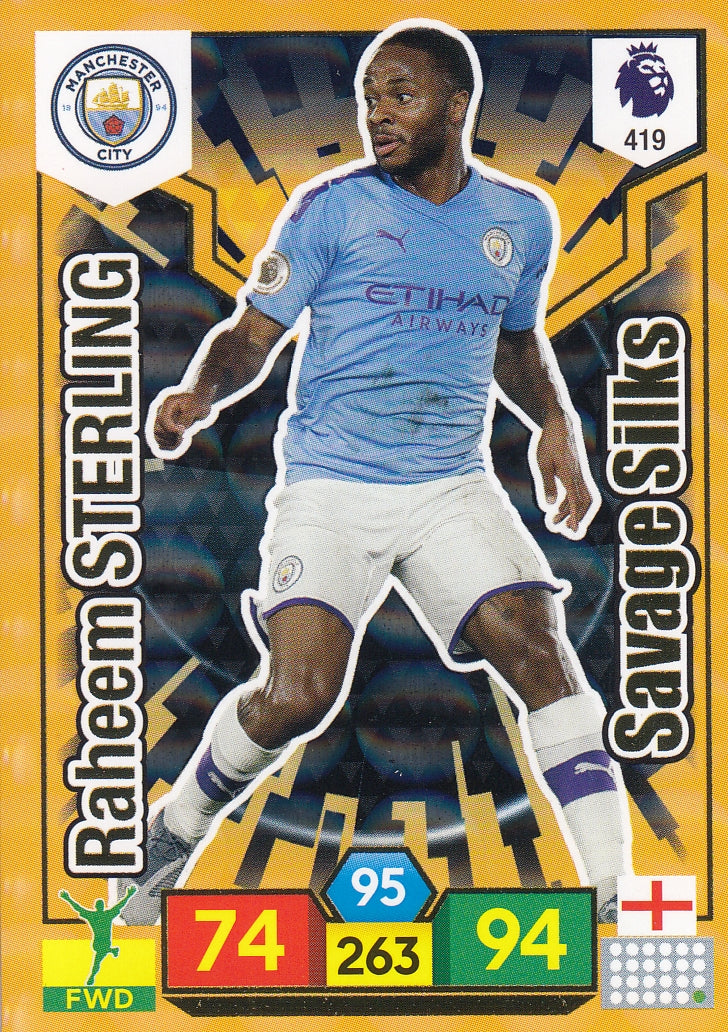 419. RAHEEM STERLING - MANCHESTER CITY - SAVAGE SILKS
