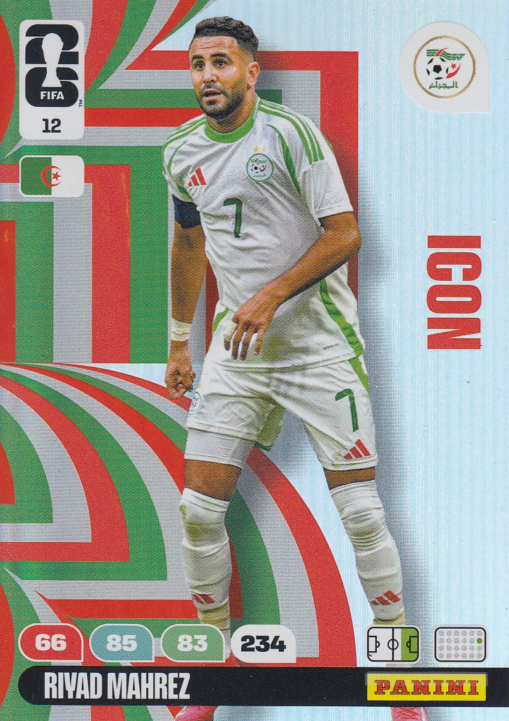 012. RIYAD MAHREZ - ALGERIA - ICON