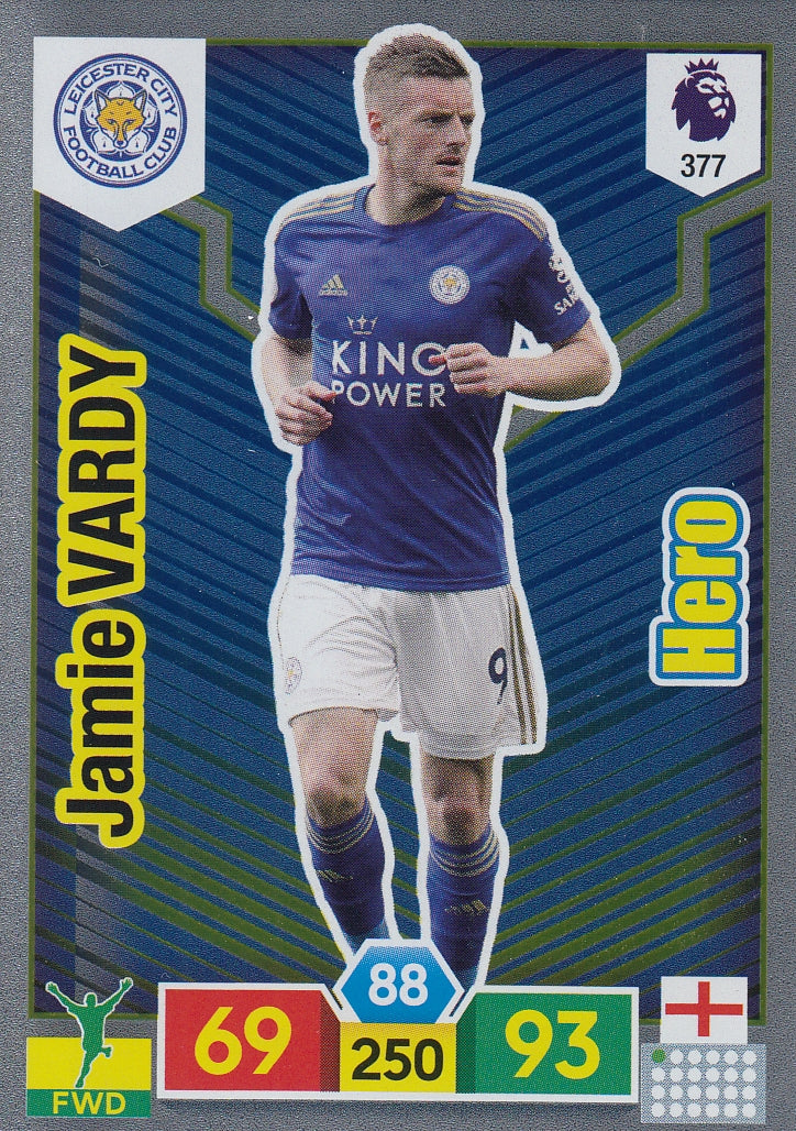 377. JAMIE VARDY - LEICESTER CITY - HERO