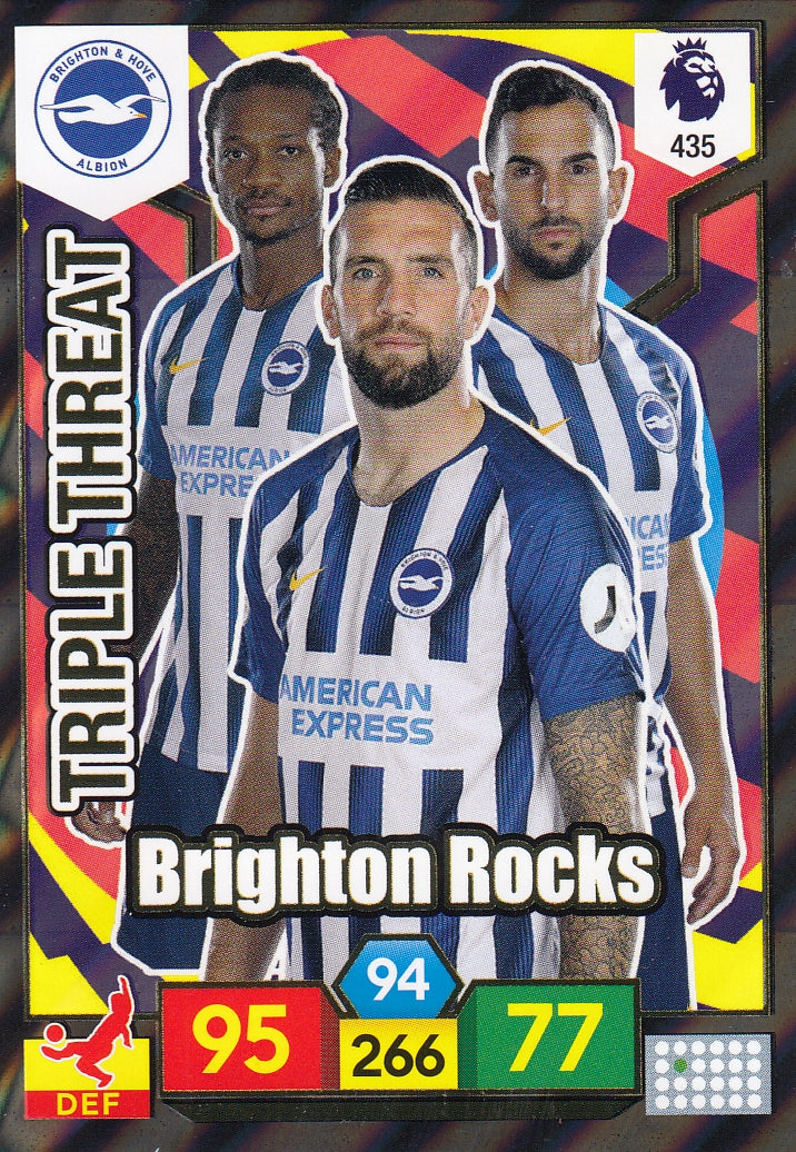 435. TRIPLE THREAT - BRIGHTON & HOVE ALBION - BRIGHTON ROCKS
