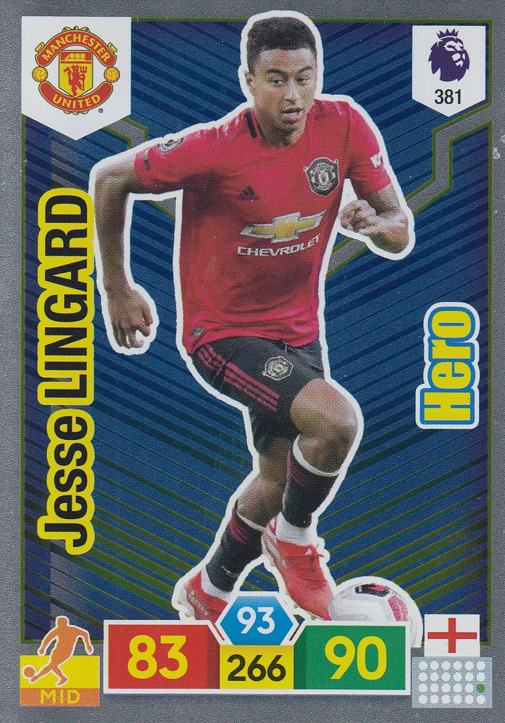 381. JESSE LINGARD - MANCHESTER UNITED - HERO