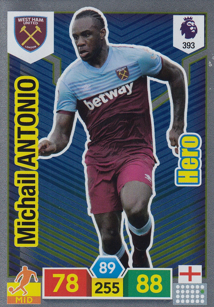 393. MICHAIL ANTONIO - WEST HAM UNITED - HERO