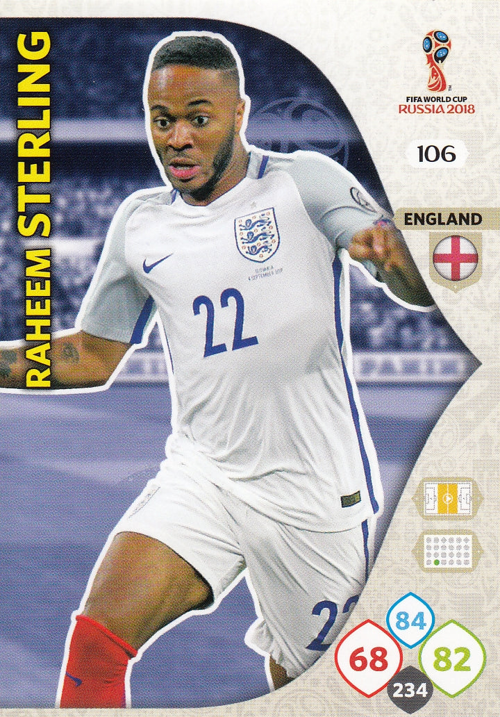 106. RAHEEM STERLING - ENGLAND