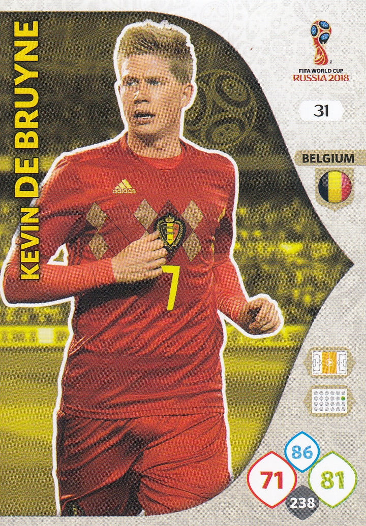 031. KEVIN DE BRUYNE - BELGIA