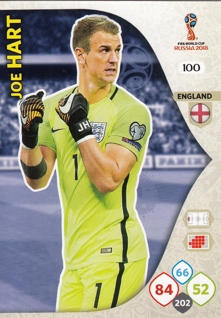 100. JOE HART - ENGLAND