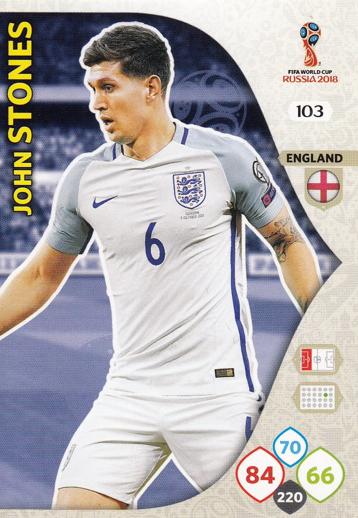 103. JOHN STONES - ENGLAND
