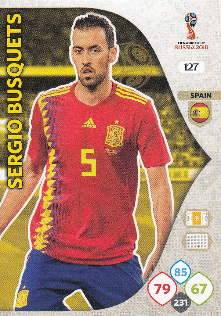 127. SERGIO BUSQUETS - SPAIN