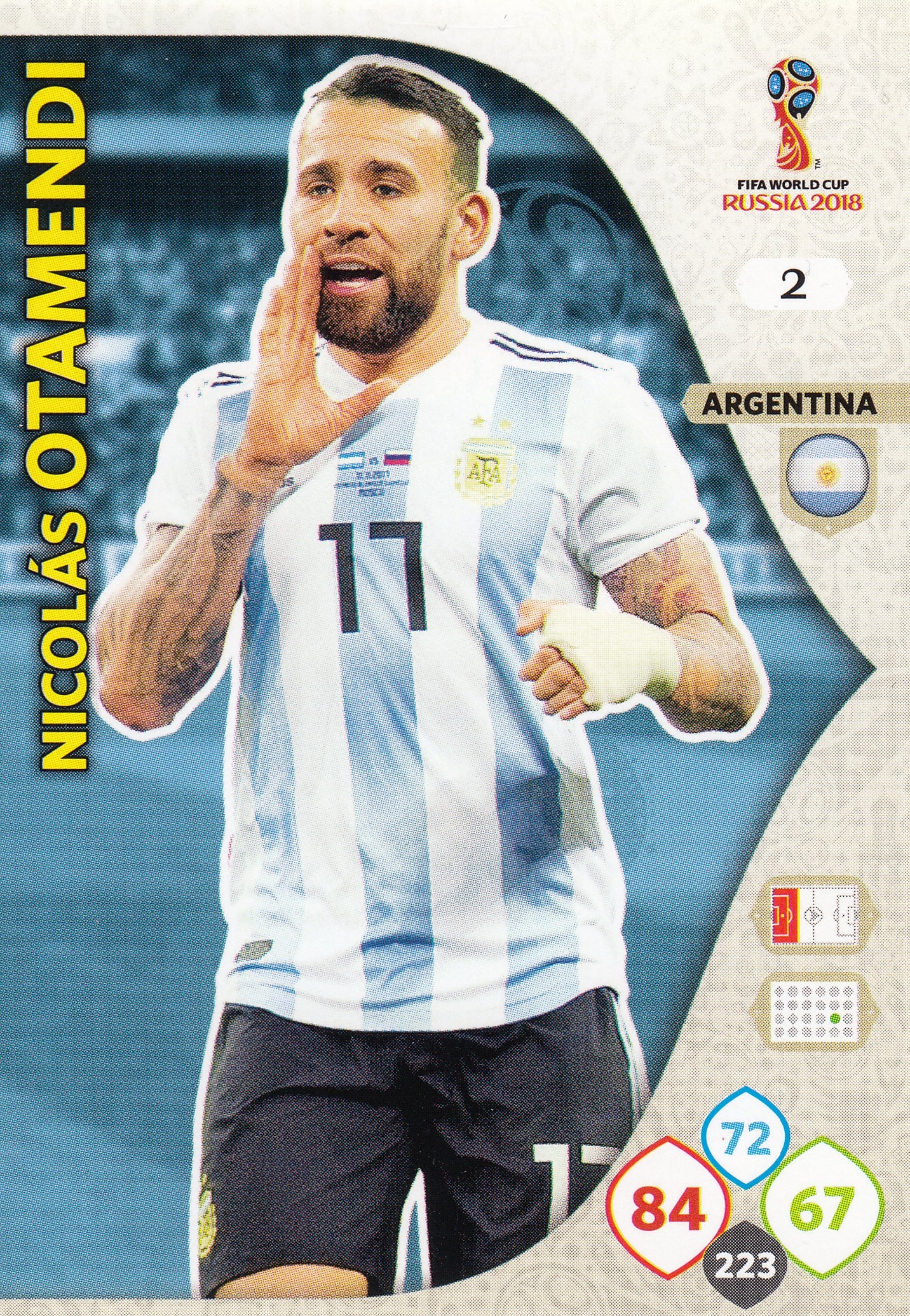 002. NICOLAS OTAMENDI - ARGENTINA