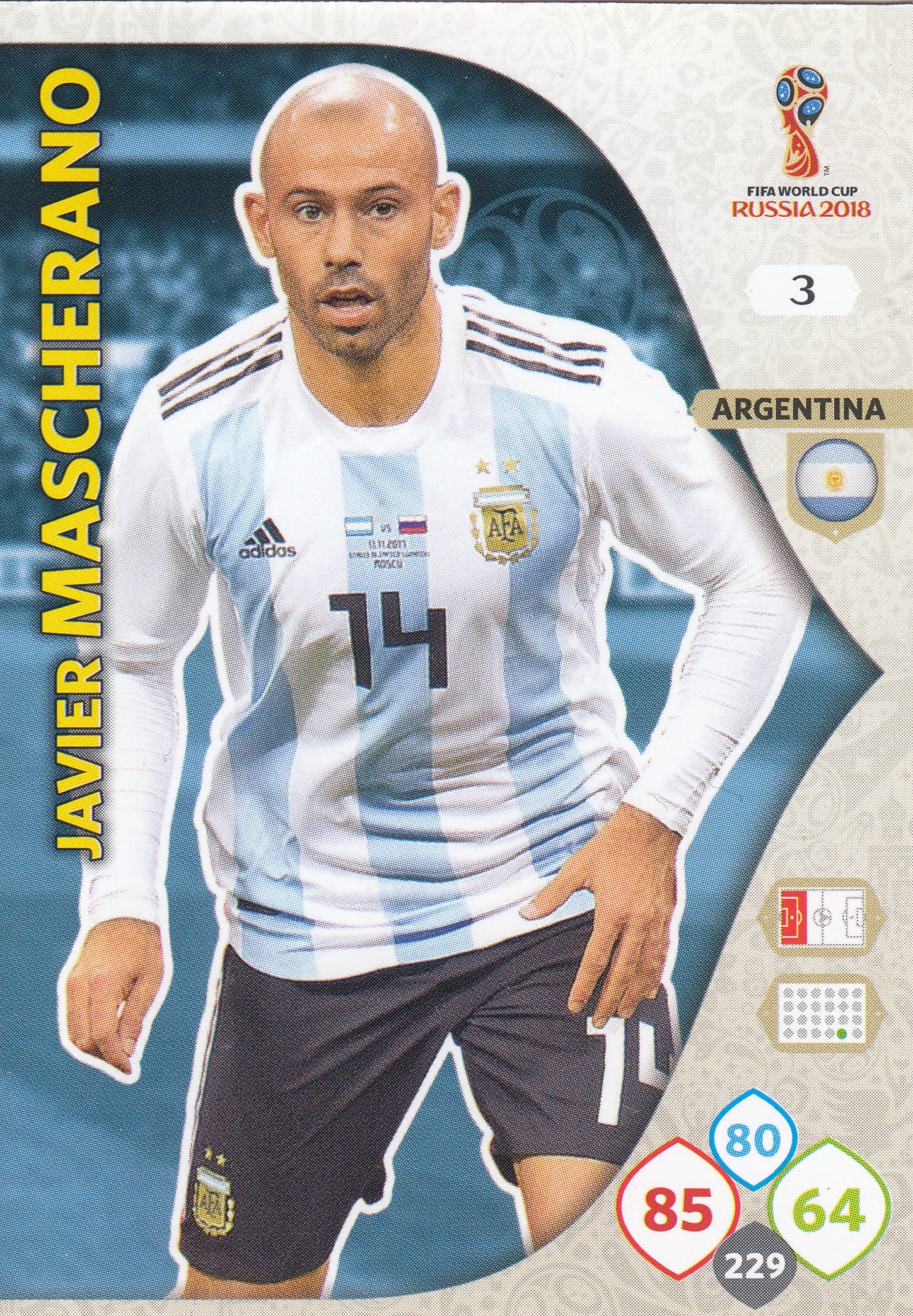 003. JAVIER MASCHERANO - ARGENTINA