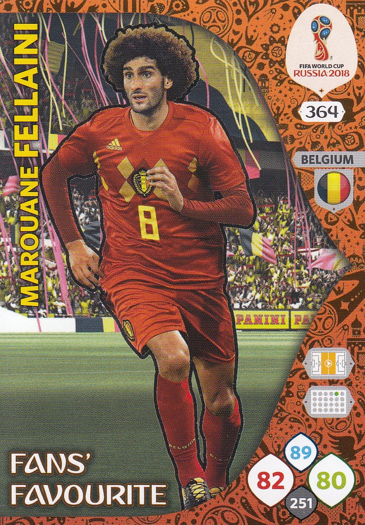 364. MAROUANE FELLAINI - BELGIUM - FANS FAVOURITE