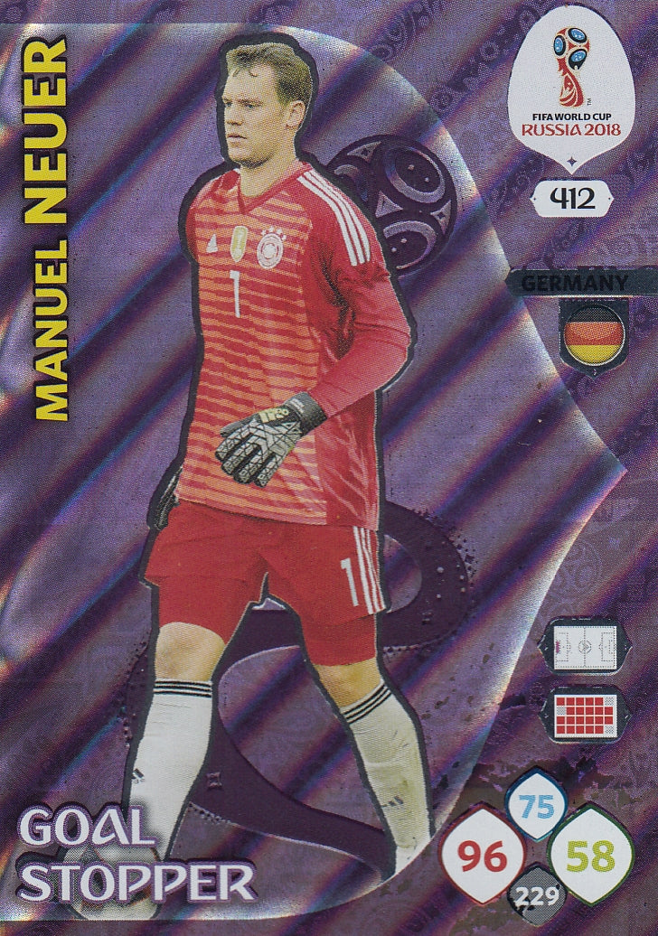 412. MANUEL NEUER - GERMANY - GOAL STOPPER