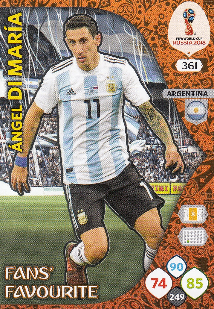 361. ANGEL DI MARIA - ARGENTINA - FANS FAVOURITE