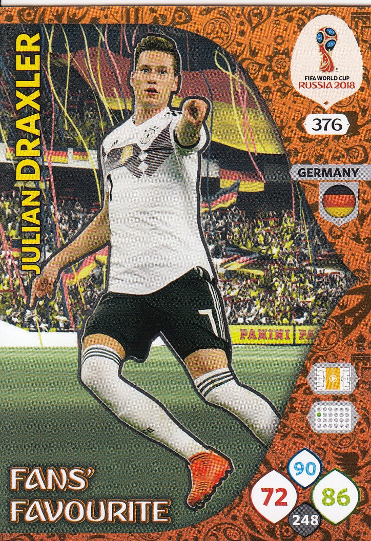 376. JULIAN DRAXLER - GERMANY - FANS FAVOURITE