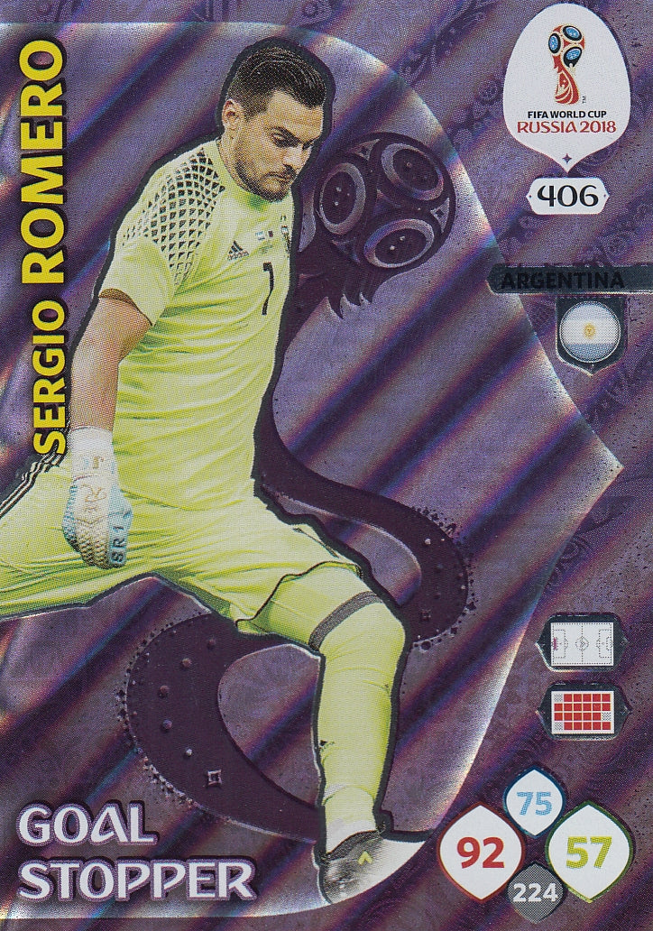406. SERGIO ROMERO - ARGENTINA - GOAL STOPPER