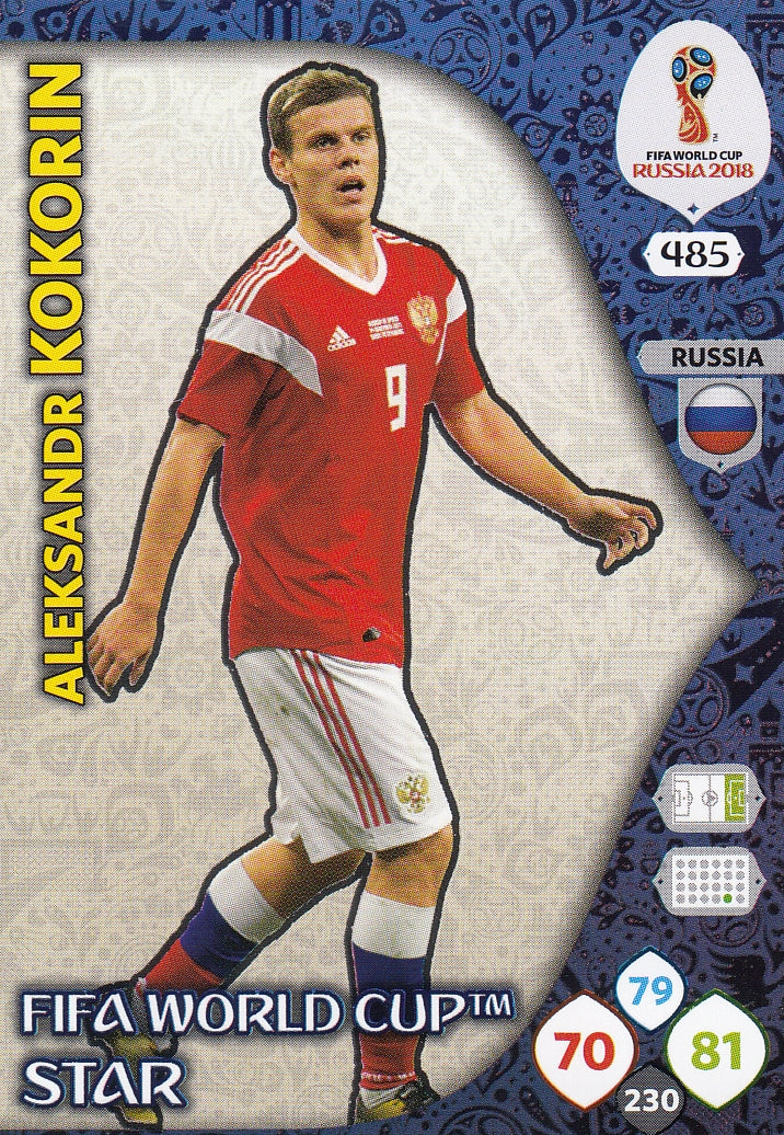 485. ALEKSANDR KOKORIN - RUSSIA - WORLD CUP STAR