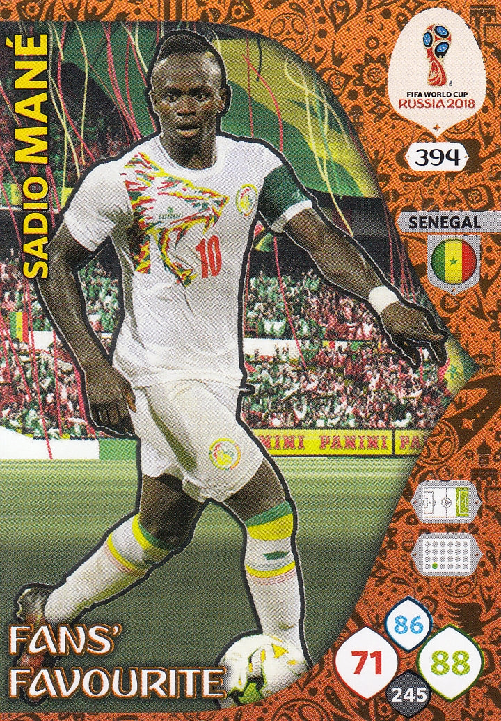 394. SADIO MANE - SENEGAL - FANS FAVOURITE