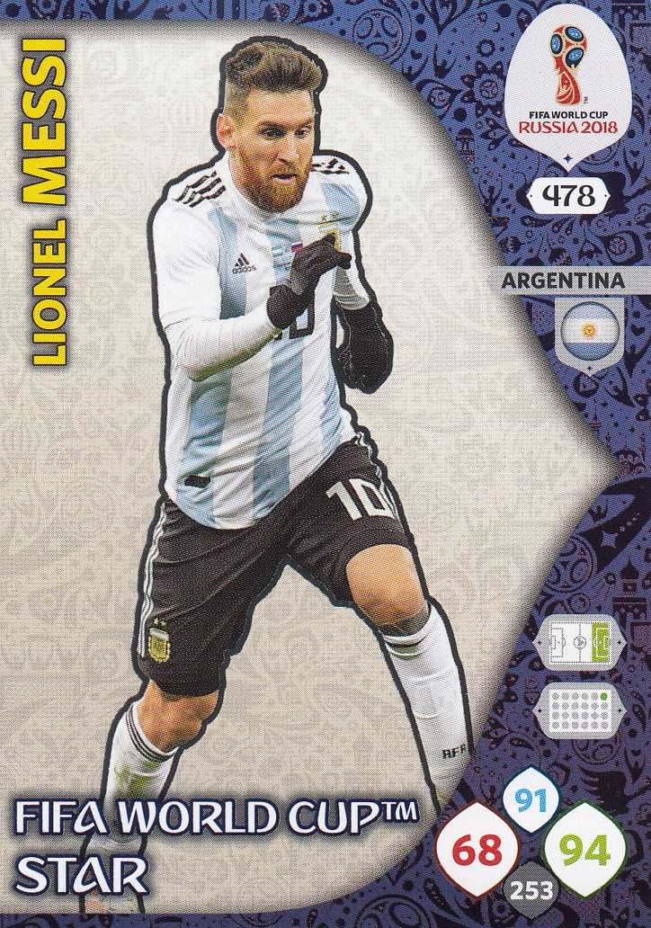478. LIONEL MESSI - ARGENTINA - WORLD CUP STAR