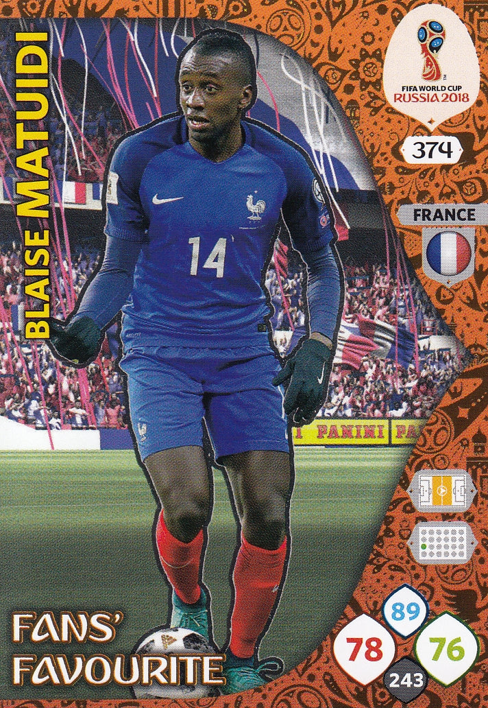 374. BLAISE MATUIDI - FRANCE - FANS FAVOURITE