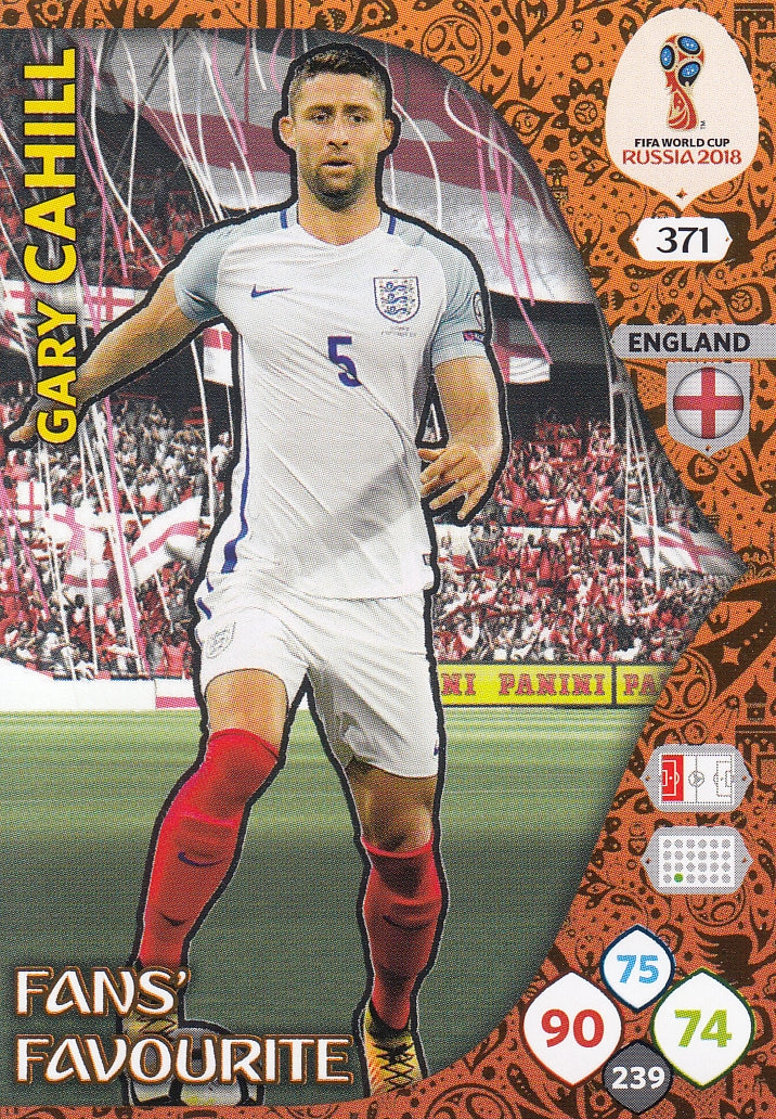 371. GARY CAHILL - ENGLAND - FANS FAVOURITE