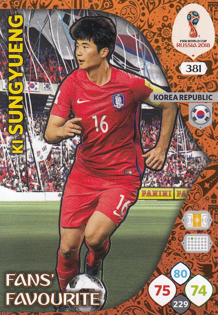 381. KI SUNGYUENG - KOREA REPUBLIC - FANS FAVOURITE