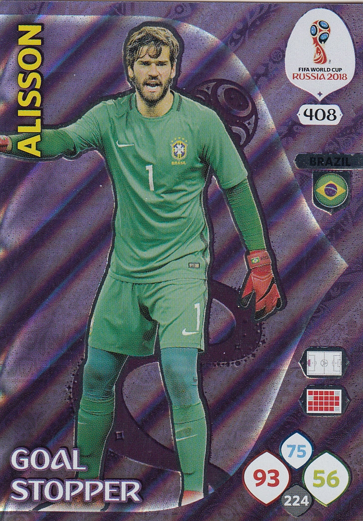 408. ALISSON  - BRAZIL - GOAL STOPPER
