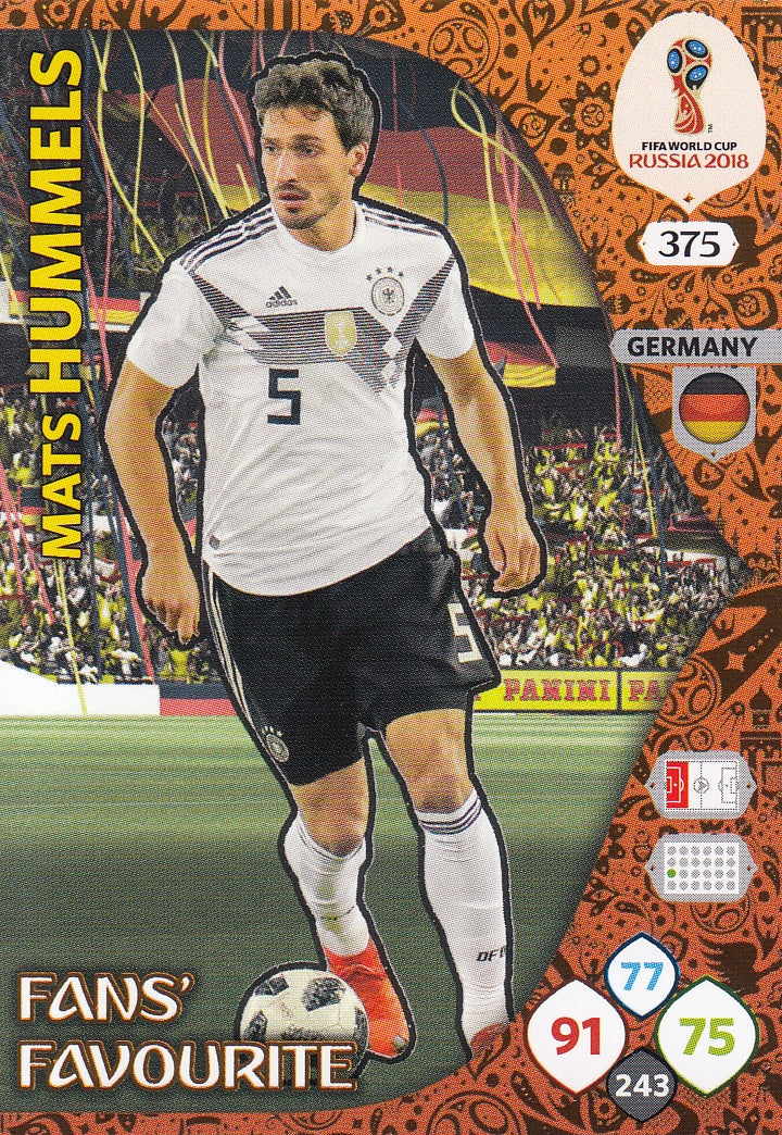 375. MATS HUMMELS - GERMANY - FANS FAVOURITE